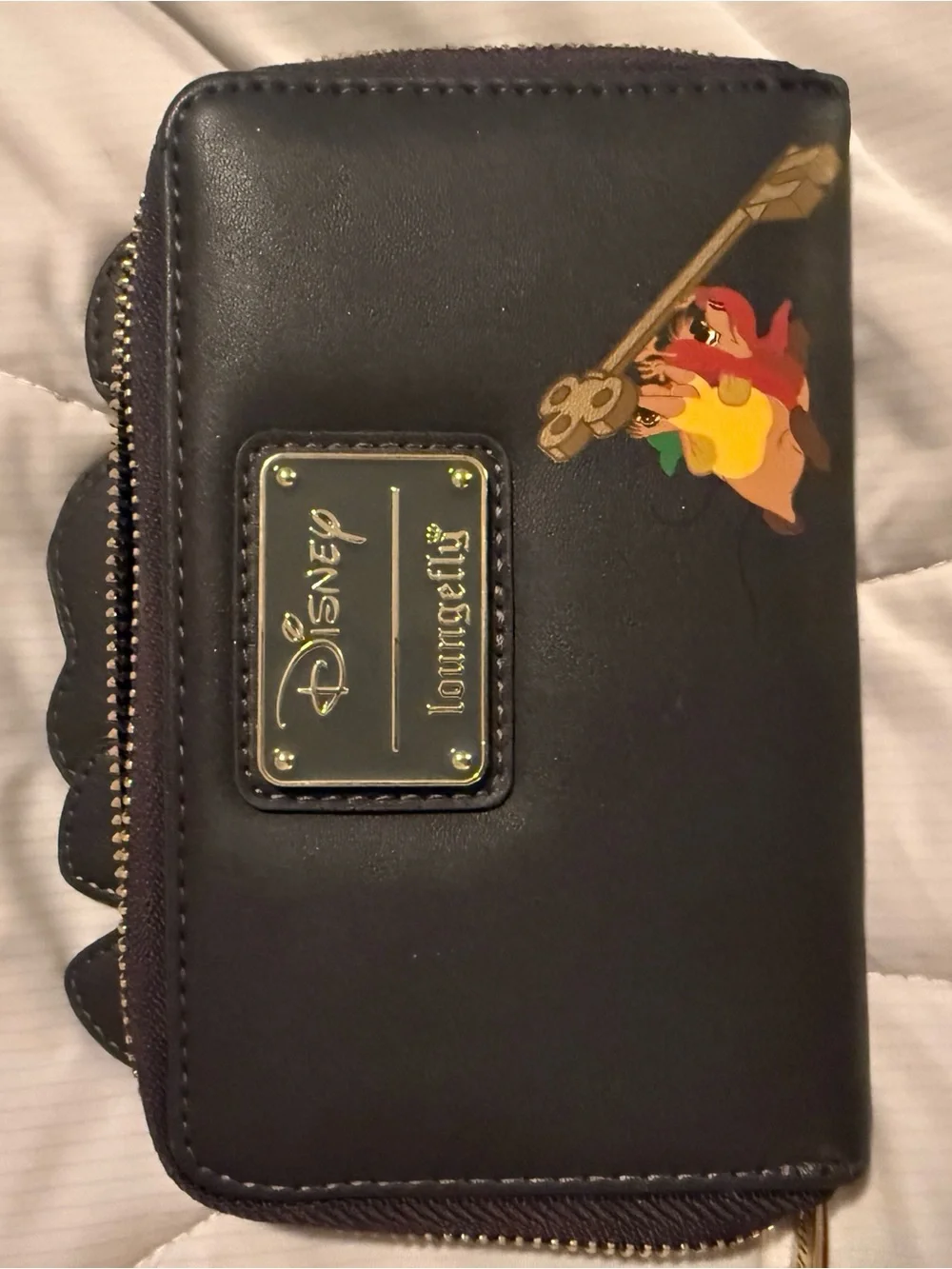 Loungefly Disney Villains Trio Zip Wallet - Burgundy, Red, Teal